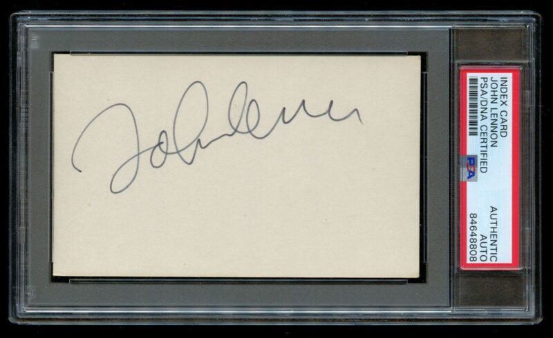 Most Expensive Signatures in History: John Lennon