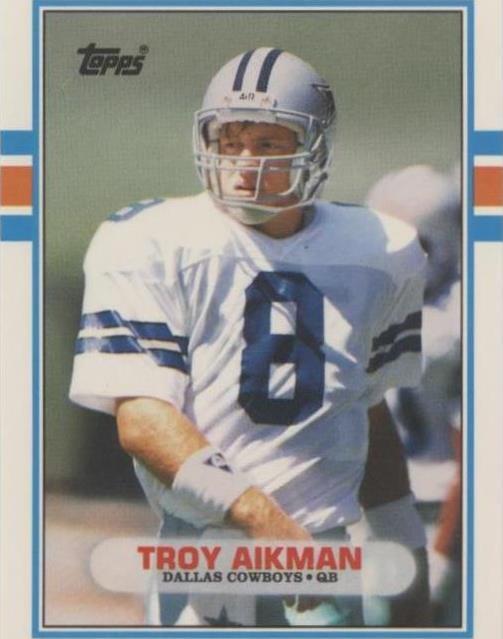 1989 TOPPS Troy Aikman - NFL Cards
