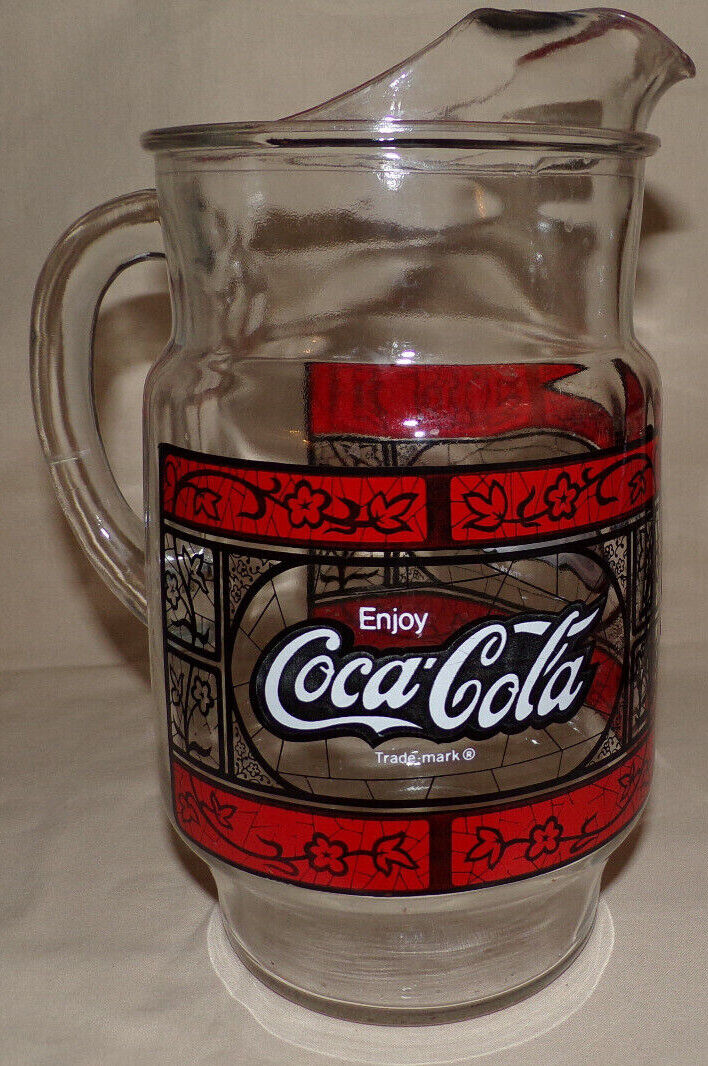 coca cola tiffany pitcher
