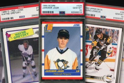 Hockey cards from the junk wax era sold on eBay in September 2023