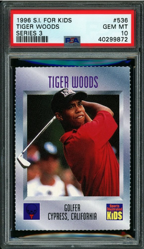 valuable Tiger Woods memorabilia