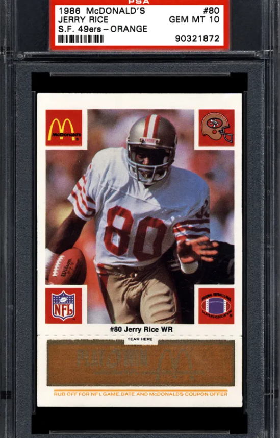 Jerry Rice Rookie Cards