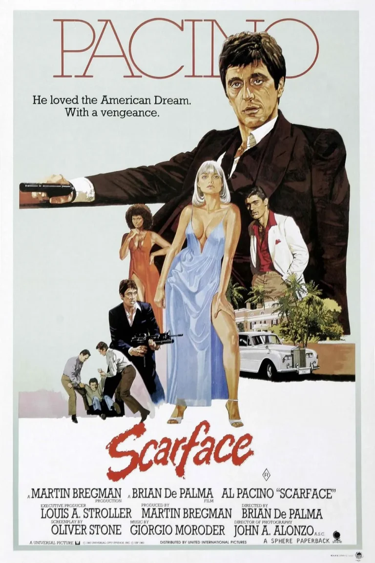 retro movie posters: scarface
