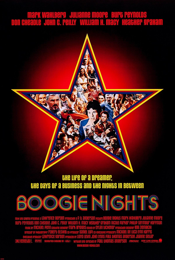 retro movie posters: boogie nights
