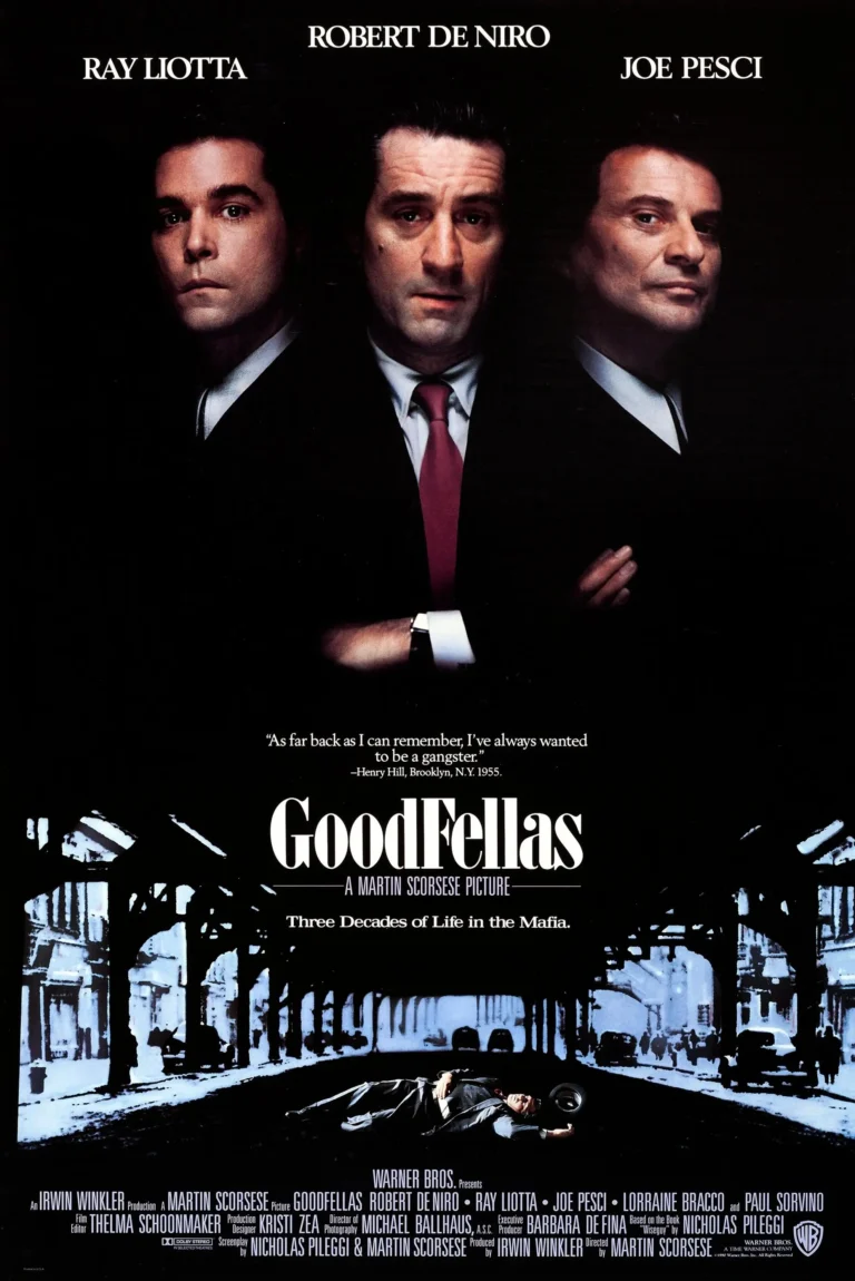 retro movie posters: goodfellas