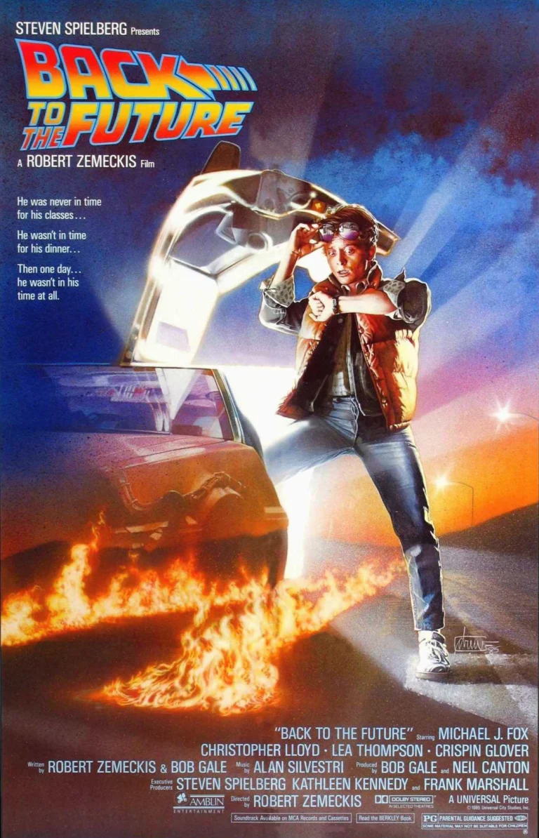 retro movie posters: back to the future
