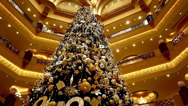 Emirates Palace Hotel Christmas Tree 