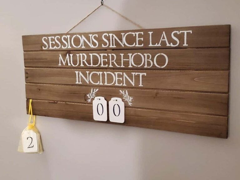 dnd session tracker sign