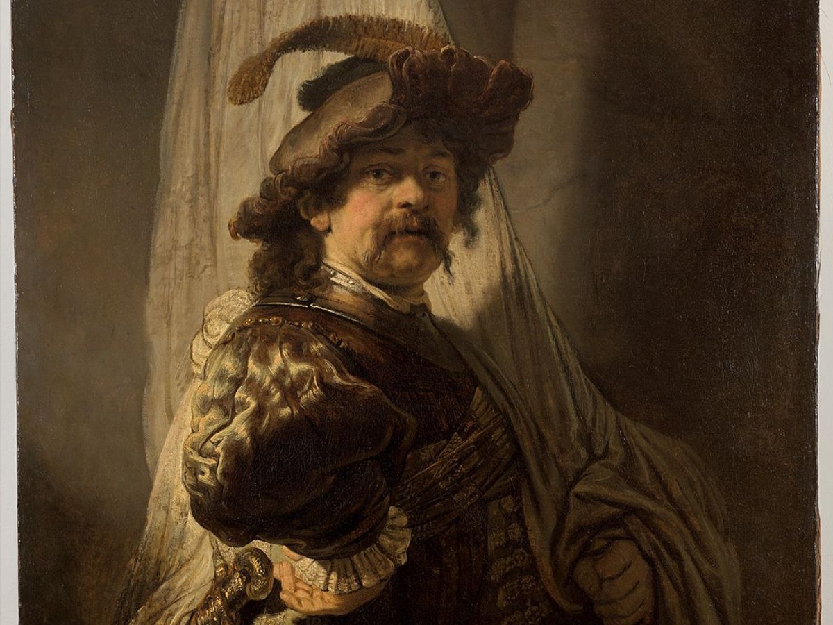 The Standard Bearer by Rembrandt