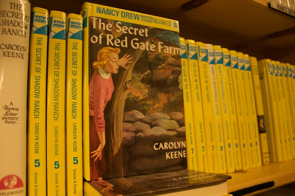 The Nancy Drew series, one of the bestselling book series of all time. 