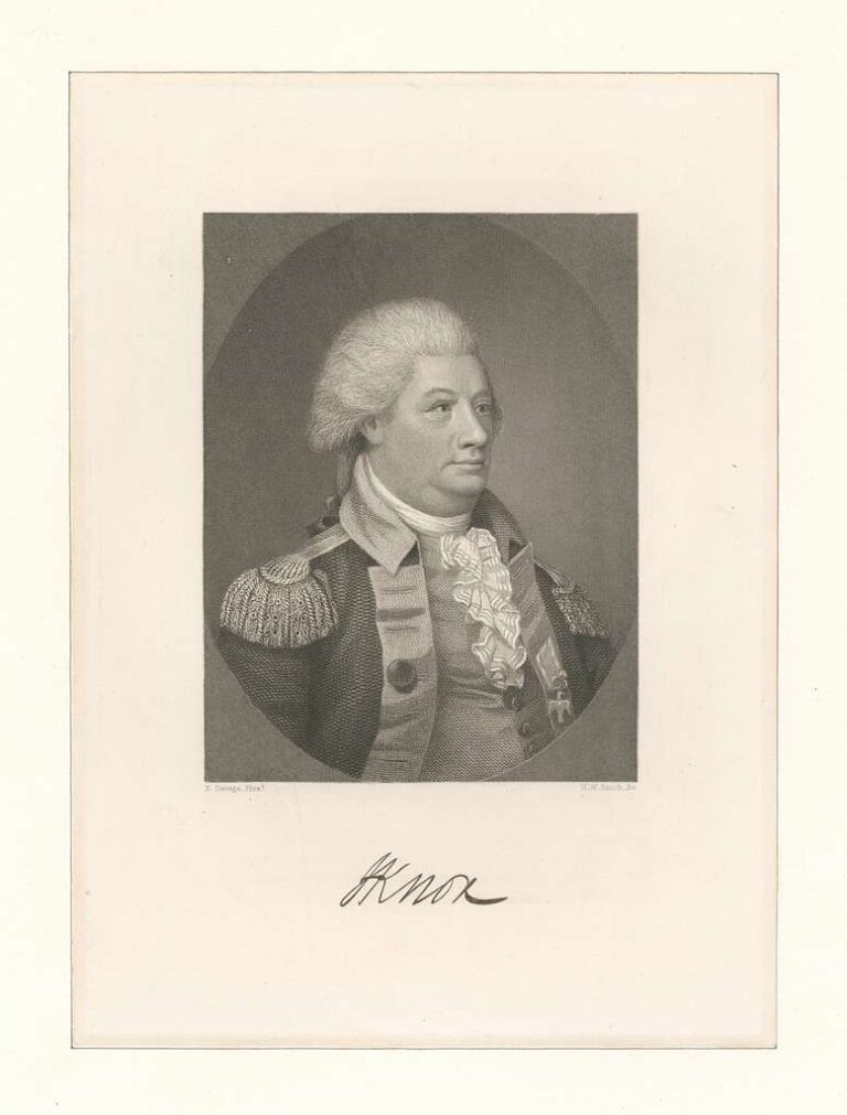 A portrait of Henry Knox, one of the most overlooked Revolutionary War Heroes. 