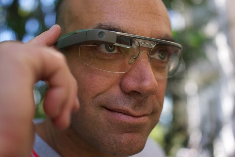 The 2012 Google Glass glasses.