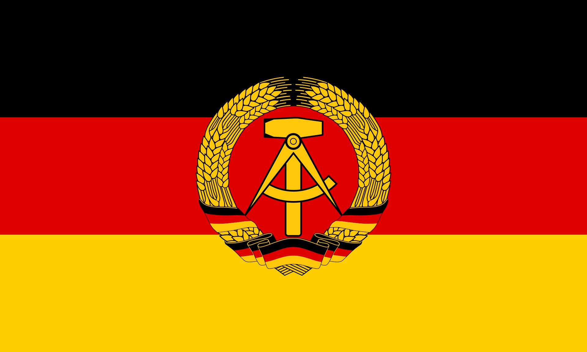 Flag of East Germany, Wiki Commons