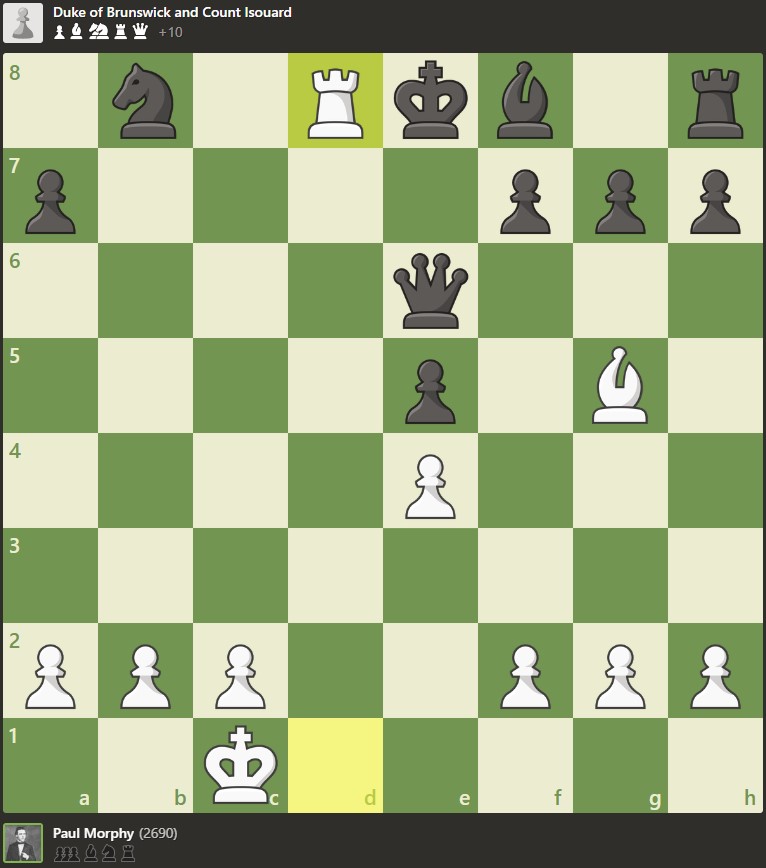 Morphy vs Allies 1858 Chess