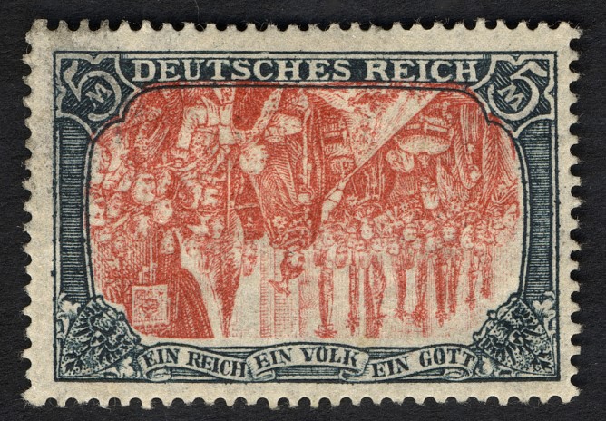5M Kaiser Wilhelm II Invert Error National Postal Museum