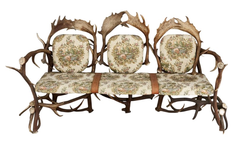 Antler Couch, 1st Dibs