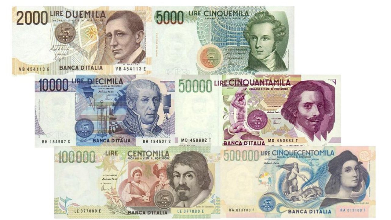 Italian Lira, Wiki Commons