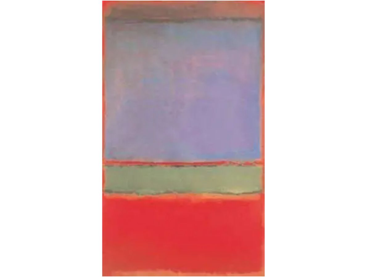 No. 6 (Violet, Green and Red) by Mark Rothko