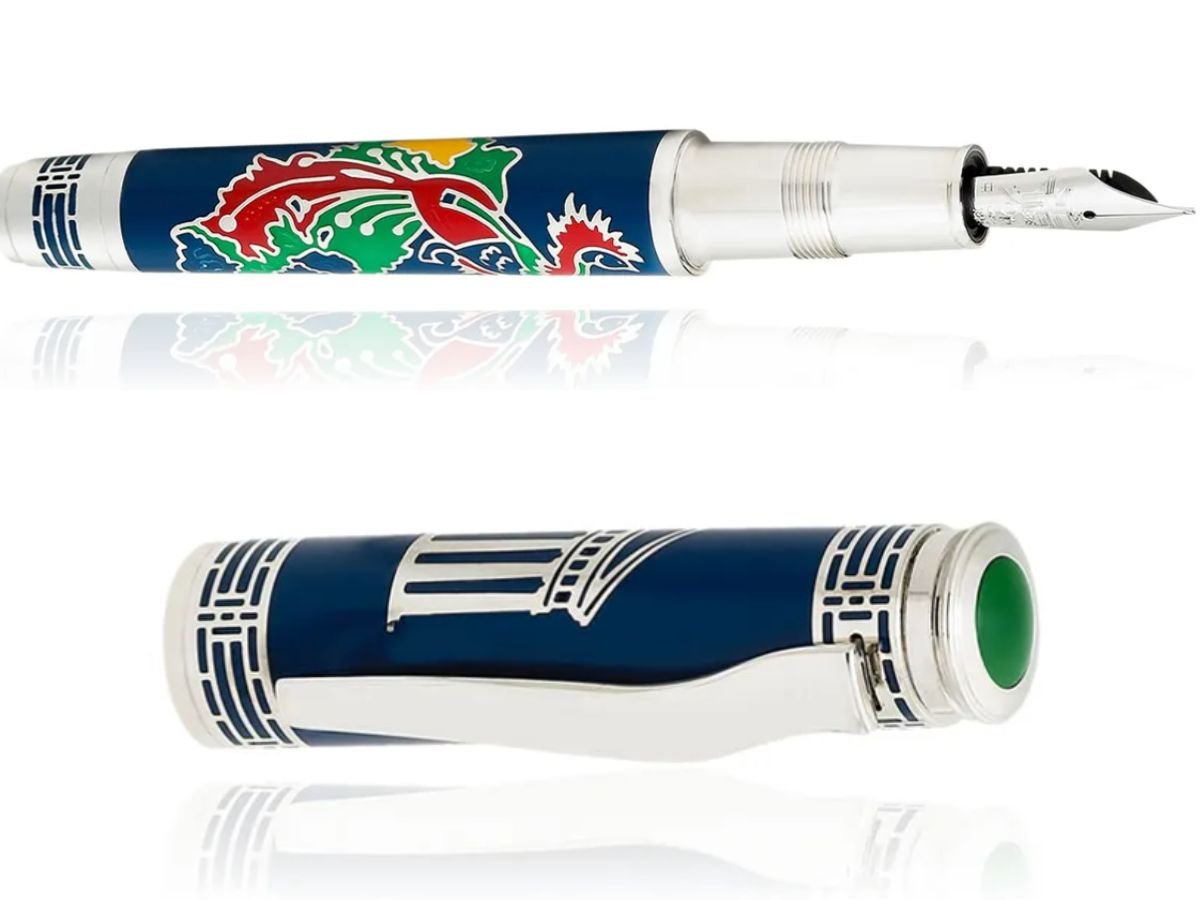 Omas Phoenix Platinum Pen Chalet