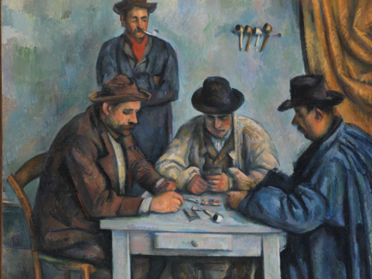 The Card Players by Paul Cezanne