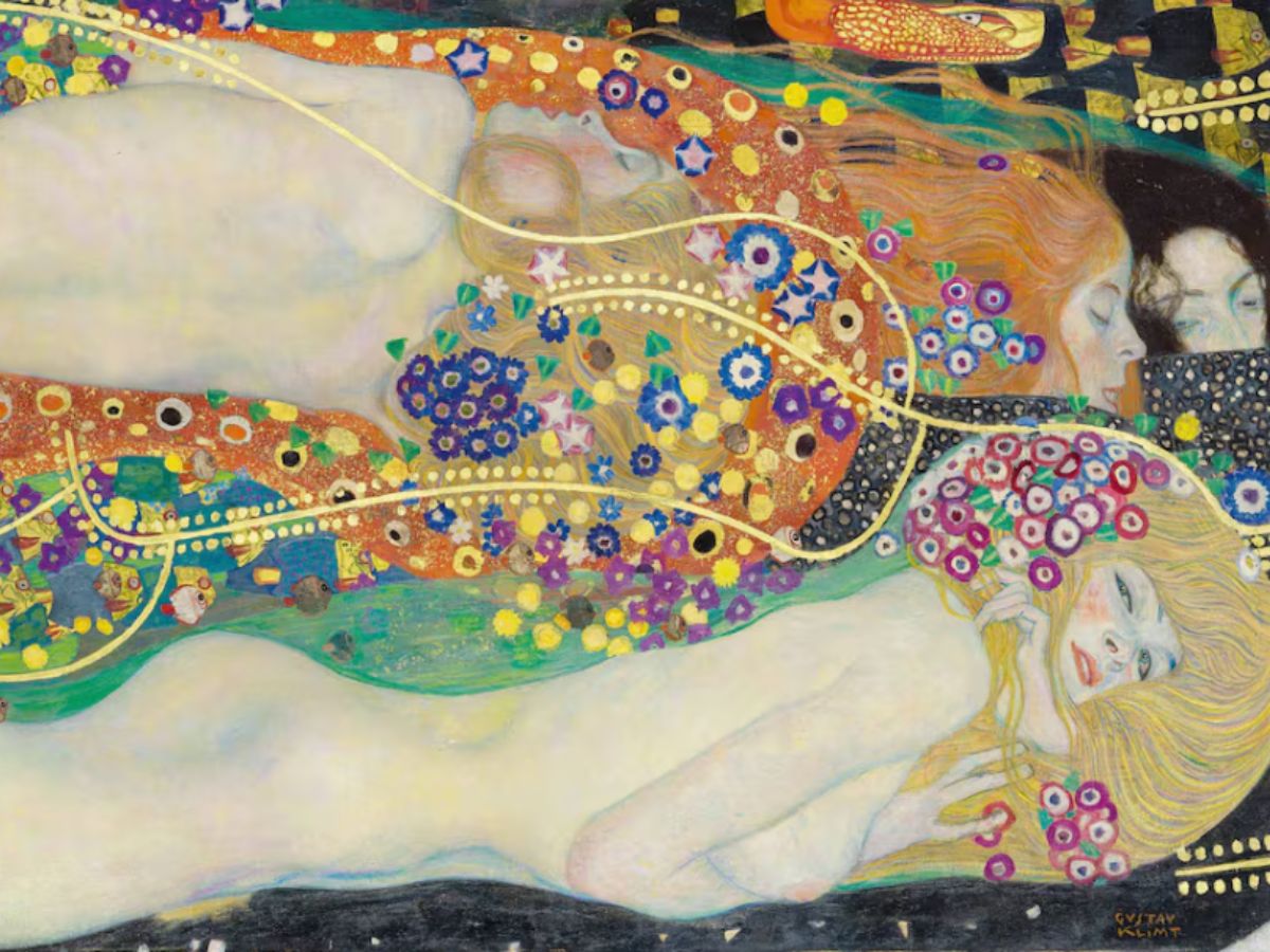 Water Serpents II by Gustav Klimt