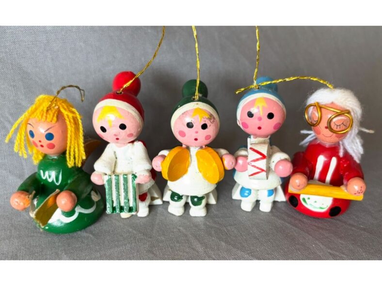 Wooden Ornaments Just Vintage Christmas