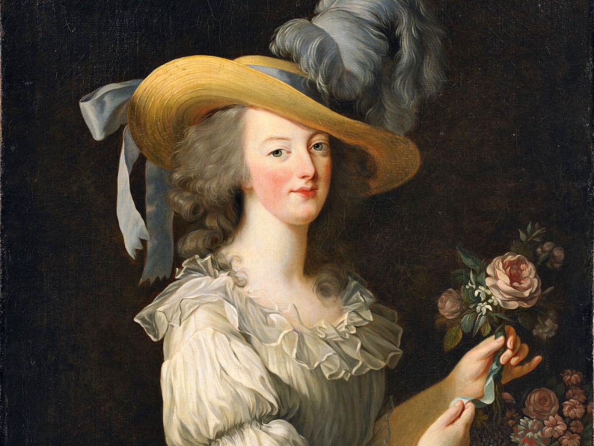 Marie Antoinette with a Rose Elisabeth Vigée-Lebrun
