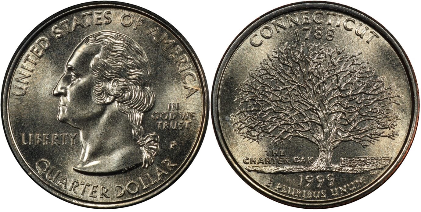 1999 Connecticut Experimental Quarter