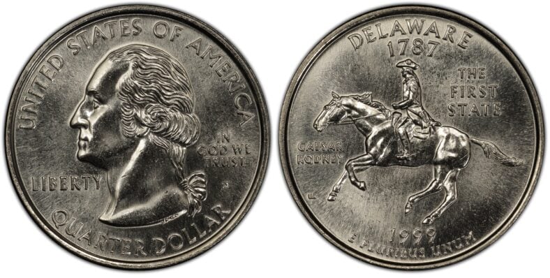 1999 Delaware Experimental Quarter