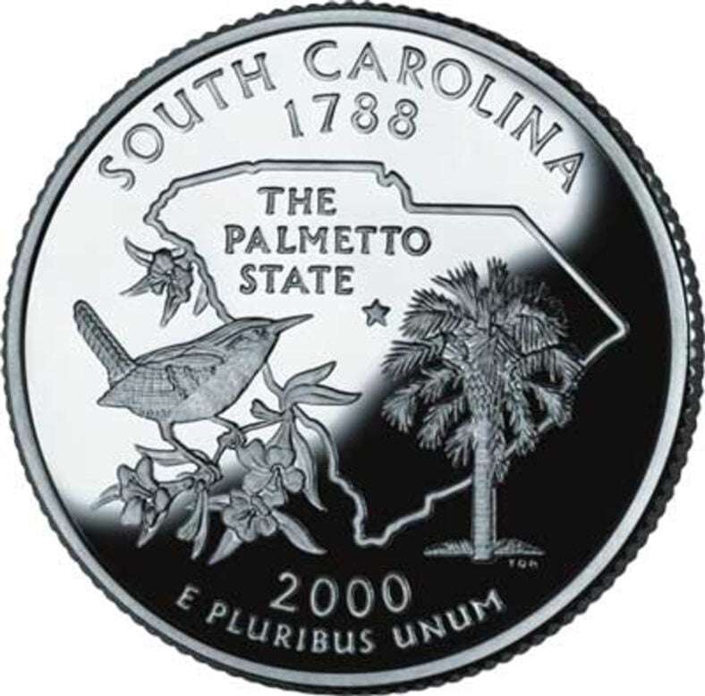 2000 P South Carolina Quarter