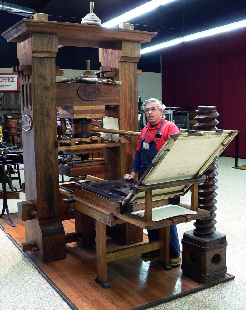 printing press