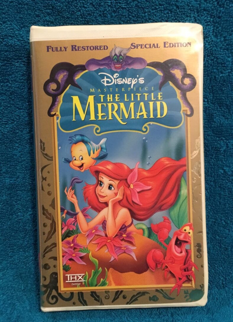 the little mermaid vhs tape