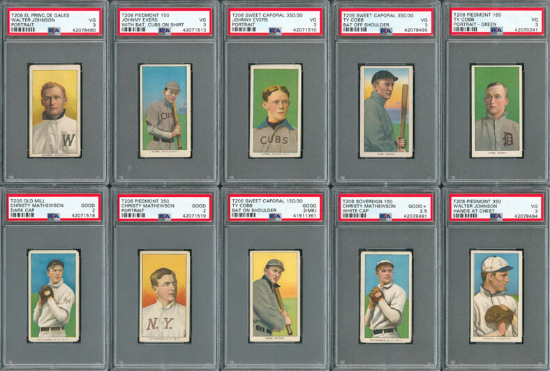 1911 T206 White Border set