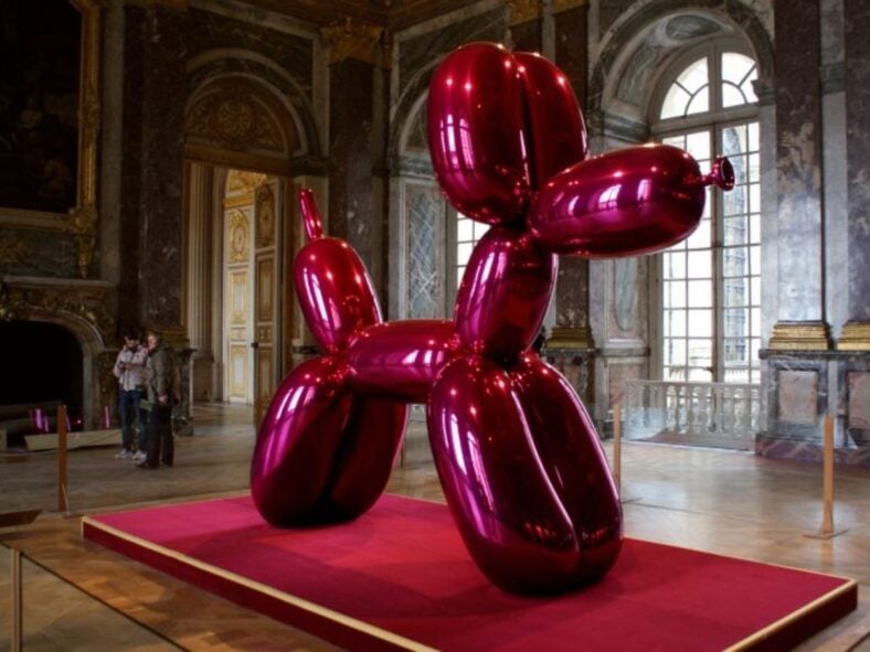 Balloon Dog by Jeff Koons The Contemporary Art at Versailles