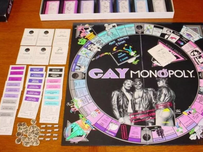 Gay Monopoly Board Geek Game
