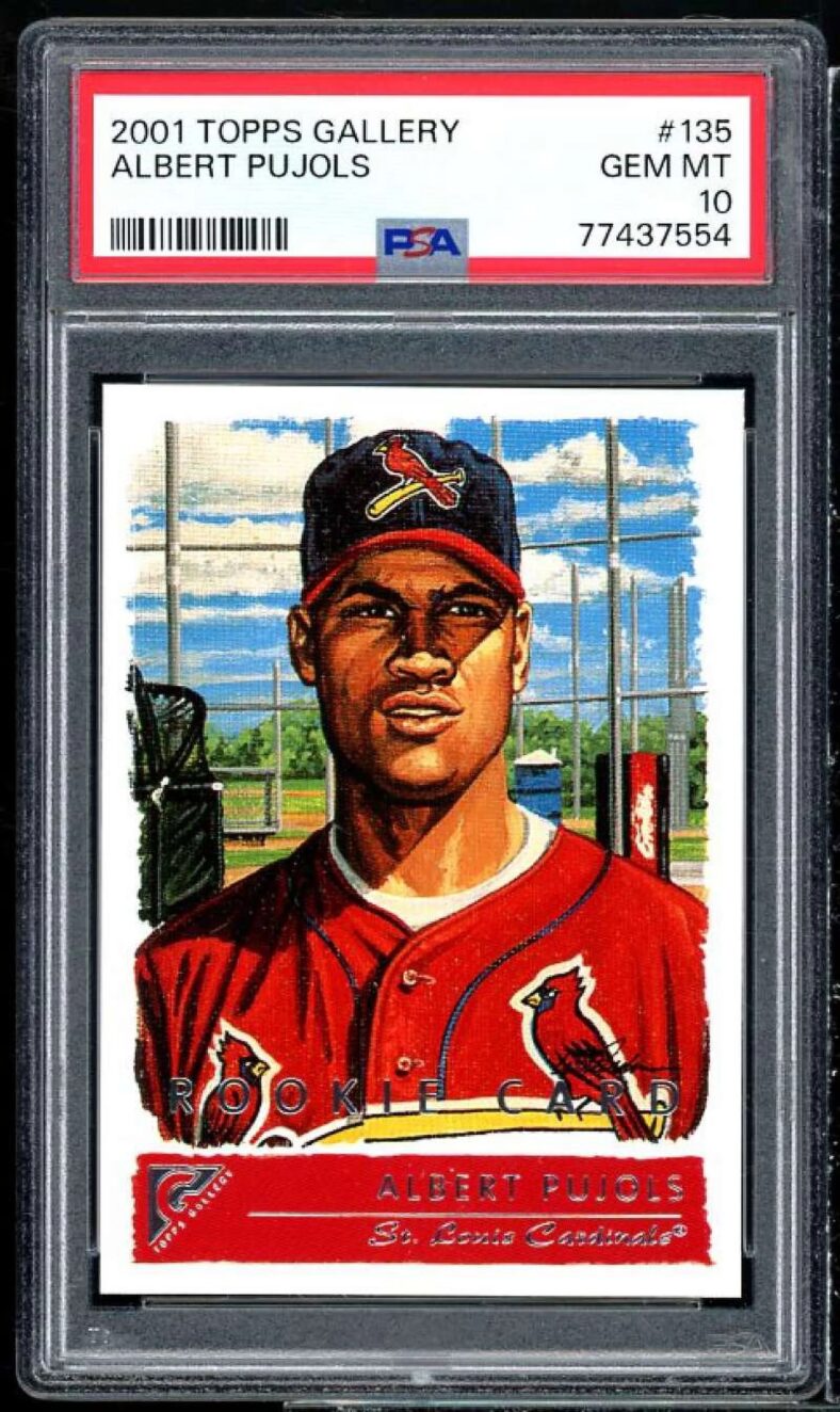 albert pujols rookie card topps gallery