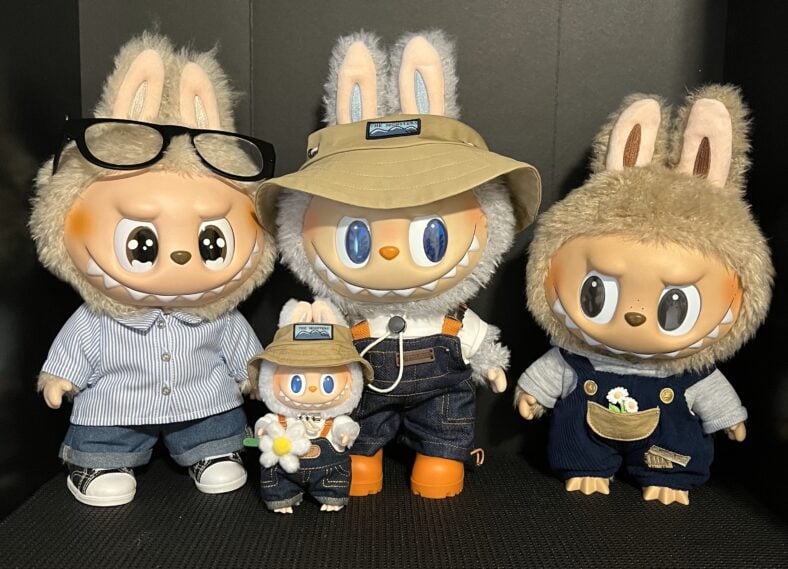 four labubus