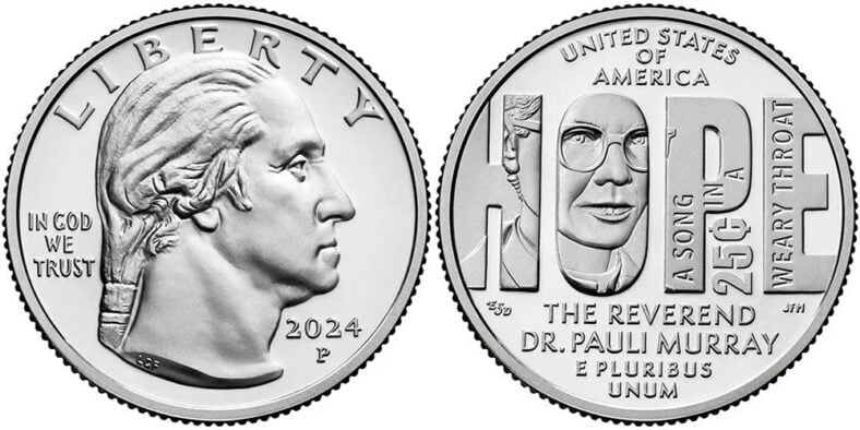 rev. dr. pauli murray quarter