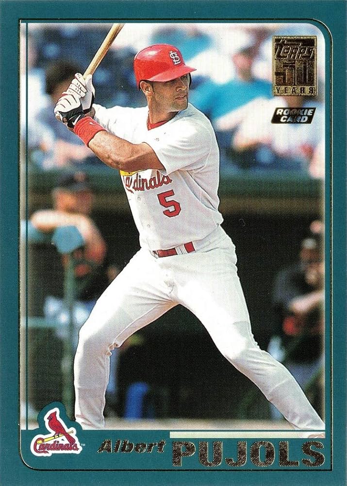 topps traded albert pujols rookie card