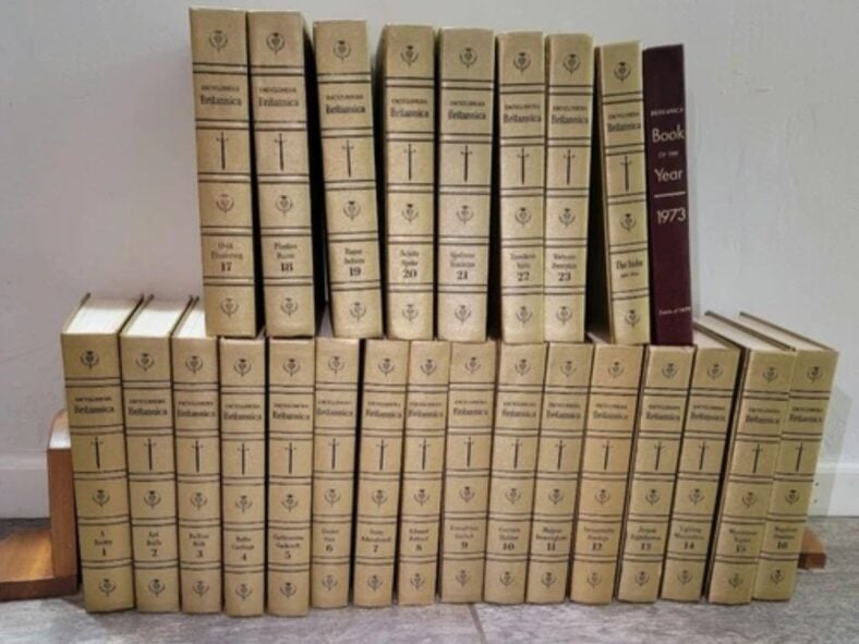 1972 Encyclopedia Britannica Gold Edition eBay