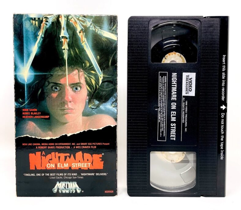 a nightmare on elm street vhs tape