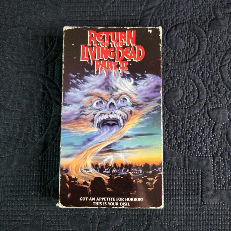 return of the living dead vhs tape