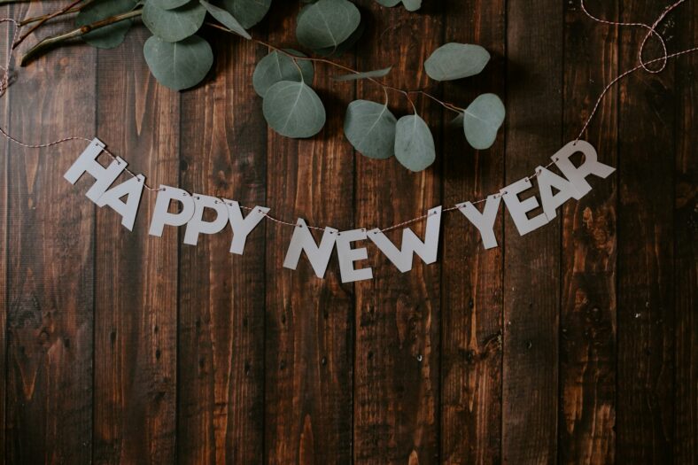 happy new year sign