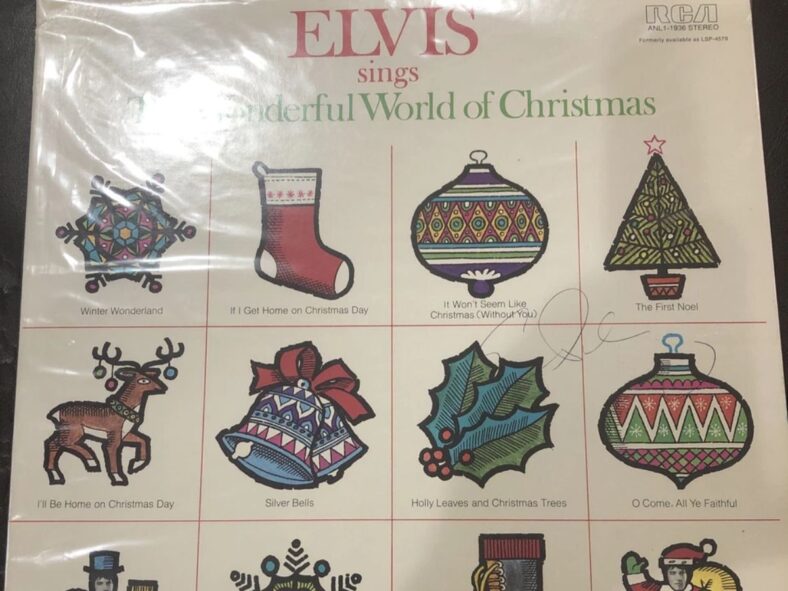 Elvis Sings The Wonderful World of Christmas Signed Album eBay