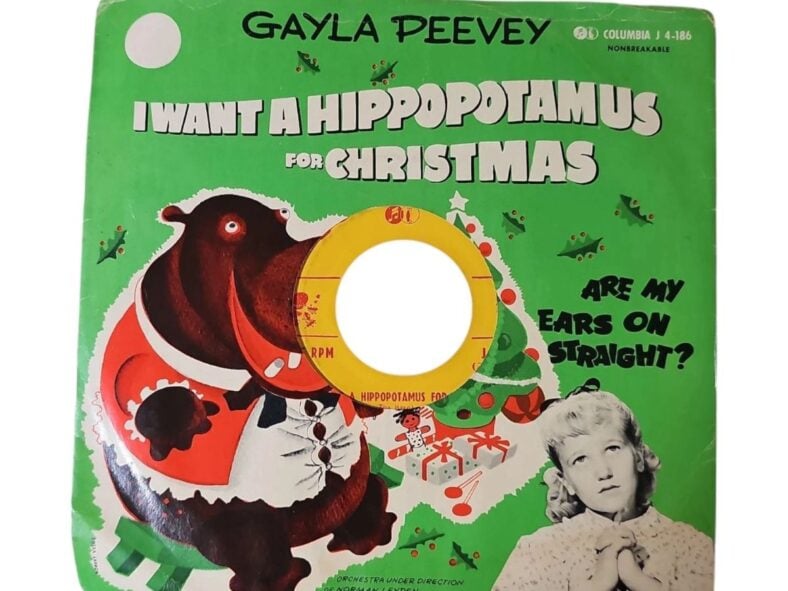 Gayla Peevey I Want A Hippopotamus For Christmas Vinyl eBay