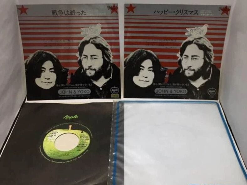 John Lennon Yoko Ono Happy Xmas Vinyl eBay
